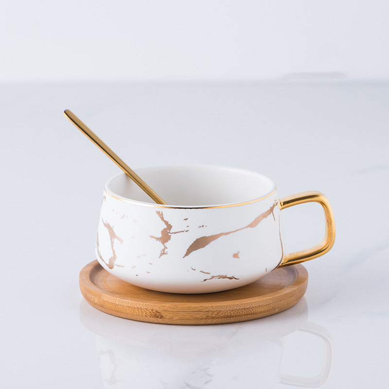 Marble pattern mug