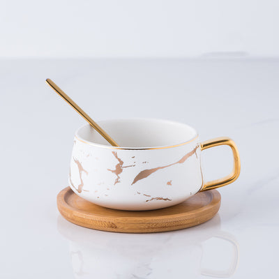 Marble pattern mug