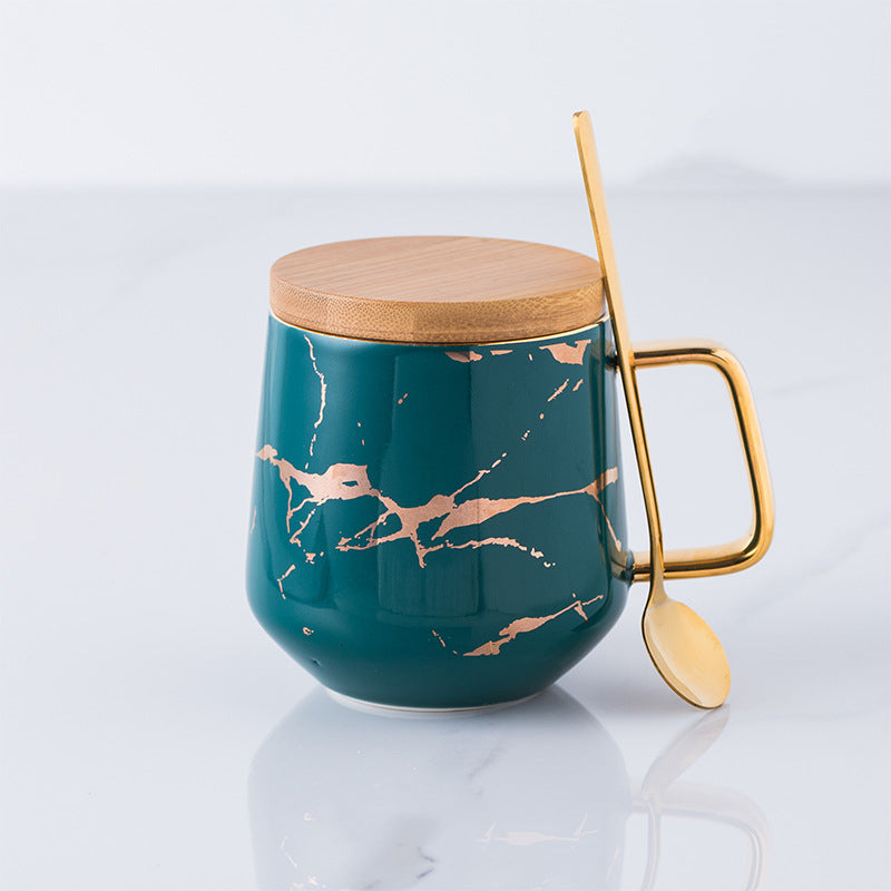 Marble pattern mug