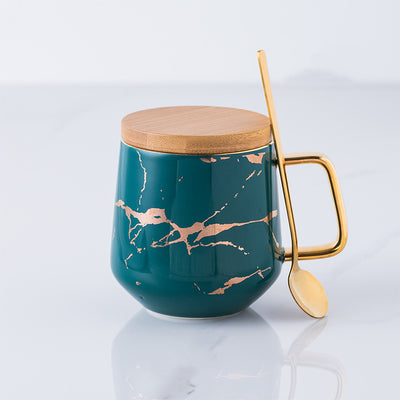 Marble pattern mug