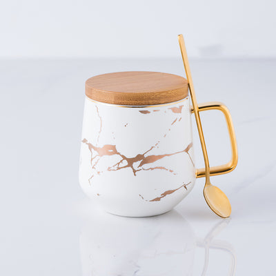Marble pattern mug