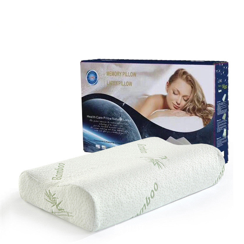 Memory Pillow Bamboo Fiber Slow Rebound  Neck Pillow