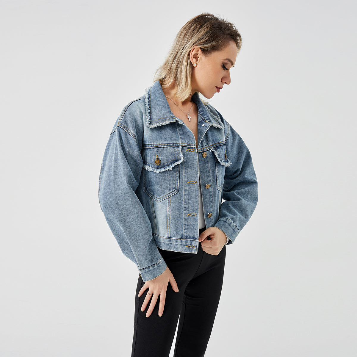 Loose Design Denim Jacket