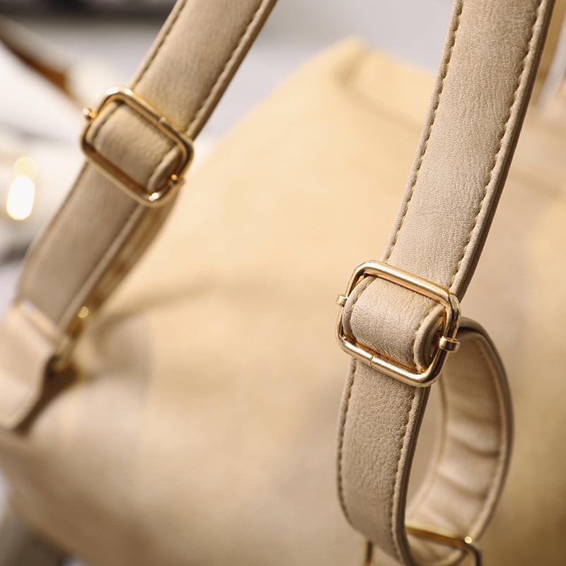 Folk Style Fashion Leather Backpack
