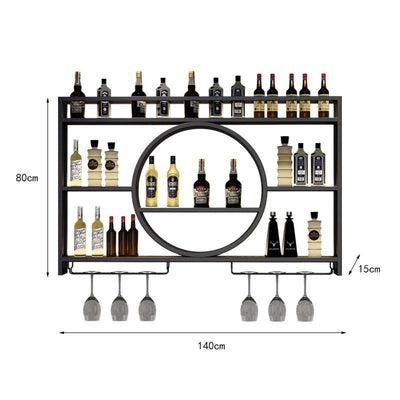 Home Restaurant Wall Mounted Display Rack