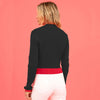 Women's Fashion Love High Neck Knit Sweater