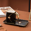 Creative Bag Modeling Gold Coffee Set Suit