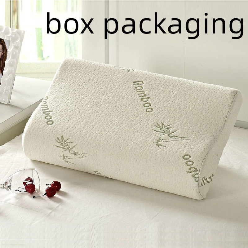 Memory Pillow Bamboo Fiber Slow Rebound  Neck Pillow