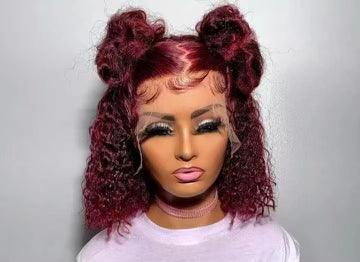 Kinky Curly Short Bob 4*4 & 5*5 Closure Wig