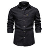 Men's Fashion Casual Denim Non-ironing Shirt