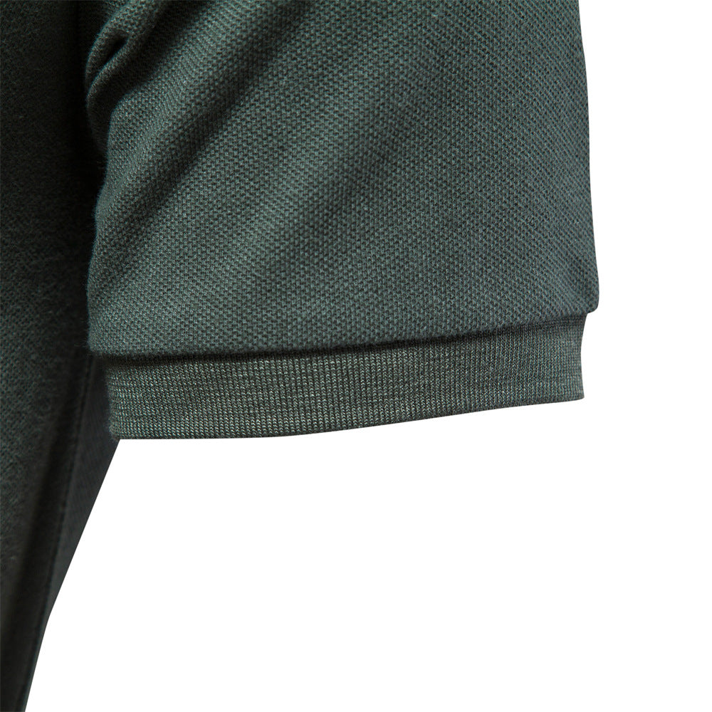 Men's Fashion Pure Cotton Stand Collar Sports Top