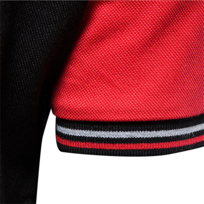 Men's Fashion Casual Raglan Sleeve Stitching Sweatshirt
