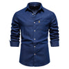 Men's Fashion Casual Denim Non-ironing Shirt