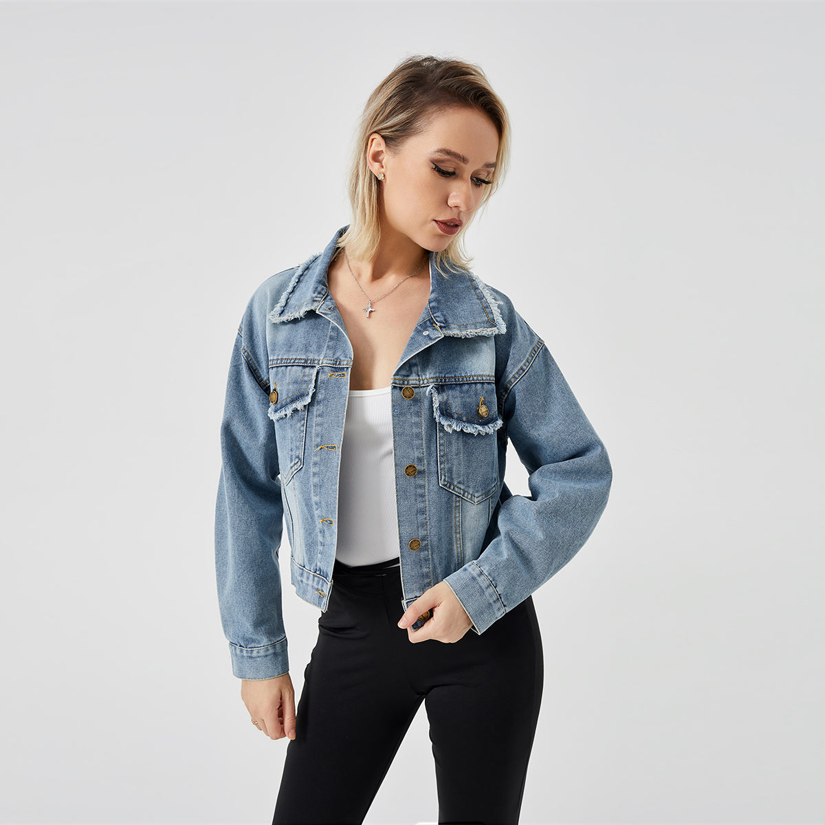 Loose Design Denim Jacket