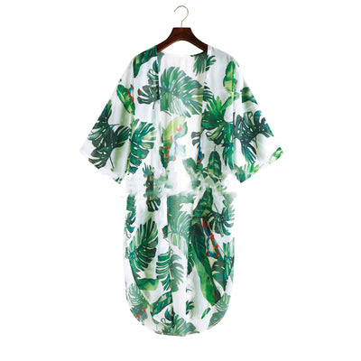 Summer Seaside Vacation Chiffon Shirt European And American Swimsuit Sunscreen Clothing