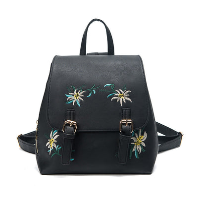 Folk Style Fashion Leather Backpack